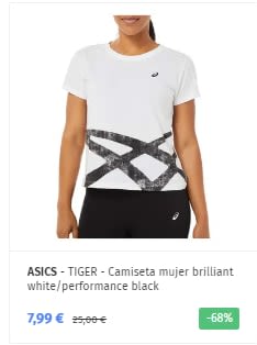 ASICS - Camisetas hasta 9,99€