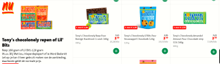 Tony's chocolonely repen of Lil' Bits voor €2,50 bij de Jumbo