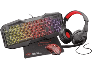 Pack gaming marca Trust modeloGXT 1180RW por 24,90€SB