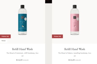 Refill je Rituals handzeep voor €14