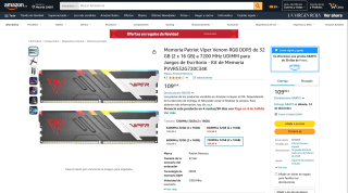 Memoria Patriot Viper Venom RGB DDR5 32 GB por 109,99€