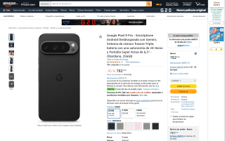 Google Pixel 9 Pro 256GB por 782,10€