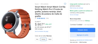 Cmf By Nothing Watch Pro 2 por $867 | Descuento Mercado Libre