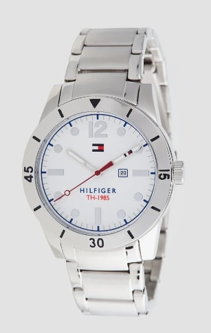 Reloj para hombre plateado marca Tommy Hilfiger por 85€