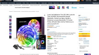 Luces Led Habitacion Tira LED 10M RGB Sincronización Musical Macchiatto Bluetooth Control con App y Mando por solo 7,99€