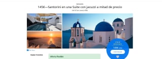 Santorini en una Suite con jacuzzi para dos desde 145€