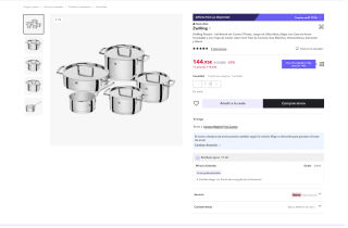 Set Batería de Cocina 5 Piezas Zwilling Passion por 144,95€
