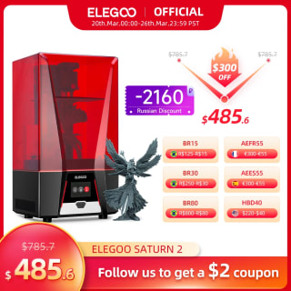 Elegoo Saturn 2 8K por solo 371€