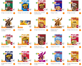5 dozen Kellogg's cornflakes voor €9,99 bij AH