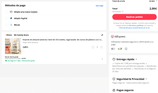 Estante Almacenamiento Móvil 4 Niveles por solo 2,09€ Nuevos usuarios