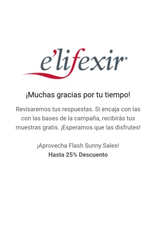 Pack muestras gratis e’lifexir