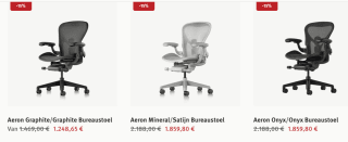 15% korting bij Hermanmiller