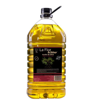 ACEITE VIRGEN DE OLIVA INTENSO LA FLOR DE MALAGA PET GARRAFA TRANSP ASA NEGRA 5L por 46,49€