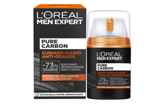 3 L'Oréal Paris Men Expert Crema Cuidado Diario Anti-Granos Pure Carbon Reduce Imperfecciones Hidrata y Matifica por 9,12€