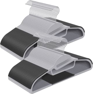 Kledinghanger set van 50 Stuks - Anti slip voor €25,79 bij Amazon