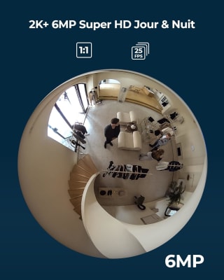 Reolink FE-W - Fisheye WiFi 360° binnen camera voor €134,99 dmv code bij Reolink