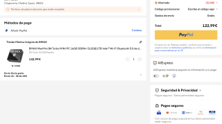 BMAX MaxMini B4 Turbo MINI PC 16GB DDR4 512GB Intel por 122,99€