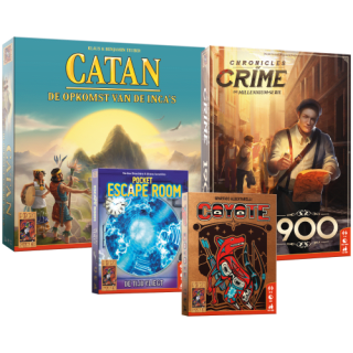 Bordspellen outletpakket van 999 Games voor €44,99