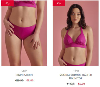 Alle laatste maten vanaf €5 bij Sapph