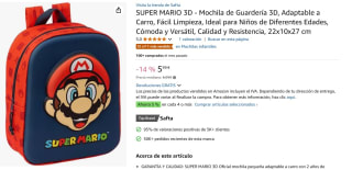 Marca Safta Mochila Super Mario 3D por 5,99€