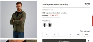 PME Legend Vest groen voor €77,99