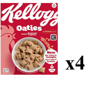 4 Paquetes de Kellogg's Oaties Original 360g por 6.57€