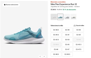 Descuentazos zapatillas Nike desde solo 34,99€ precios locos