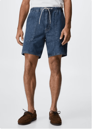 Bermudas Denim cordón Hombre por 4,51€