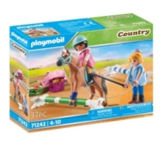 PLAYMOBIL Veterinario con Caballos Country +4 años por 12€.