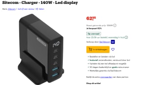 Sitecom - Charger - 140W - Led display voor €62,95 bij Bol