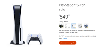 PS5™-console voor €549,99 in de Playstation Store