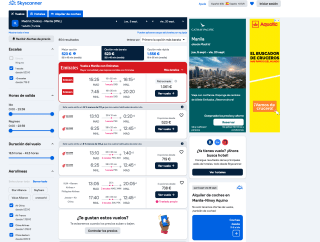 Vuelos ida y vuelta Madrid - Manila desde 523€ con Skyscanner