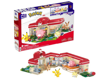 Jeu de construction Mega Pokémon Center : Centre Pokémon de la foret à 35,99€
