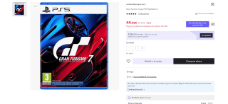 Videojuego para Ps5 Gran Turismo 7 por 31,47€