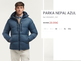 Parka para Hombre Nepal por 29.99€