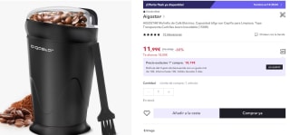 Molinillo de Café marca Aigostar Breath por 11,99€ (nuevo usuario 6€)