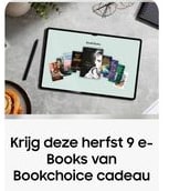 Voor Samsung members 1 maand Gratis Bookchoice cadeau