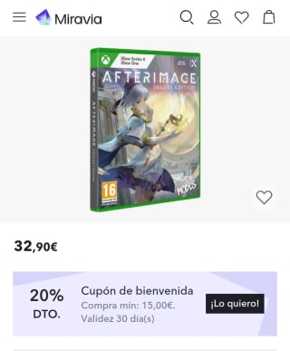 Afterimage Deluxe Edition Xbox Series X, Xbox One por 26,32€.