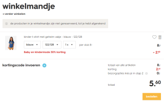 30% korting op baby- en kinderkleding + Nijntje collectie bij Hema