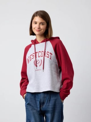 Sudadera con Capucha de Mujer West Coast por 11.99€