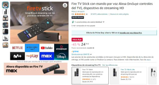 Recopilación Fires TV a precio muy buenos en amazon