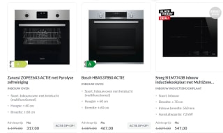 Tot 70% korting op Keukenapparatuur bij Budgetplan