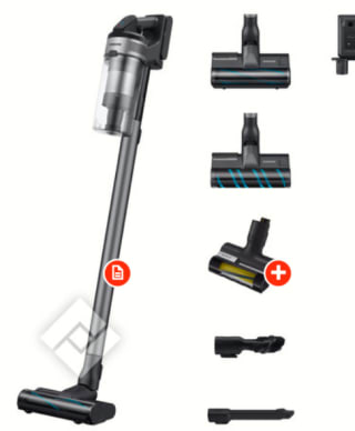 Samsung Jet 75E steelstofzuiger Complete voor €297,66 bij Amazon