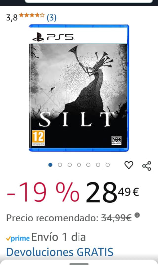 Silt PlayStation 5 por 28,49€.