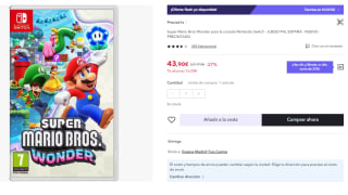 Juego Nintendo Super Mario Bros Wonder por 30.73€