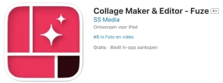 Fuze Collage Maker premium/lifetime voor iOS - Ipad gratis