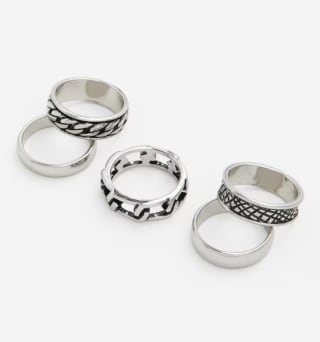 Set de 5 Anillos por $99 en H&M