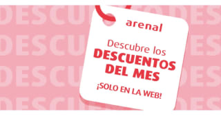 Descuentos de hasta el -70% en arenal