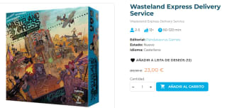 Juego de Mesa Wasteland Express Delivery Service por 23€