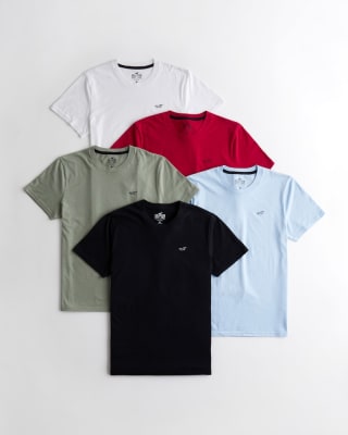 5 camisetas Hollister por solo 24,99€